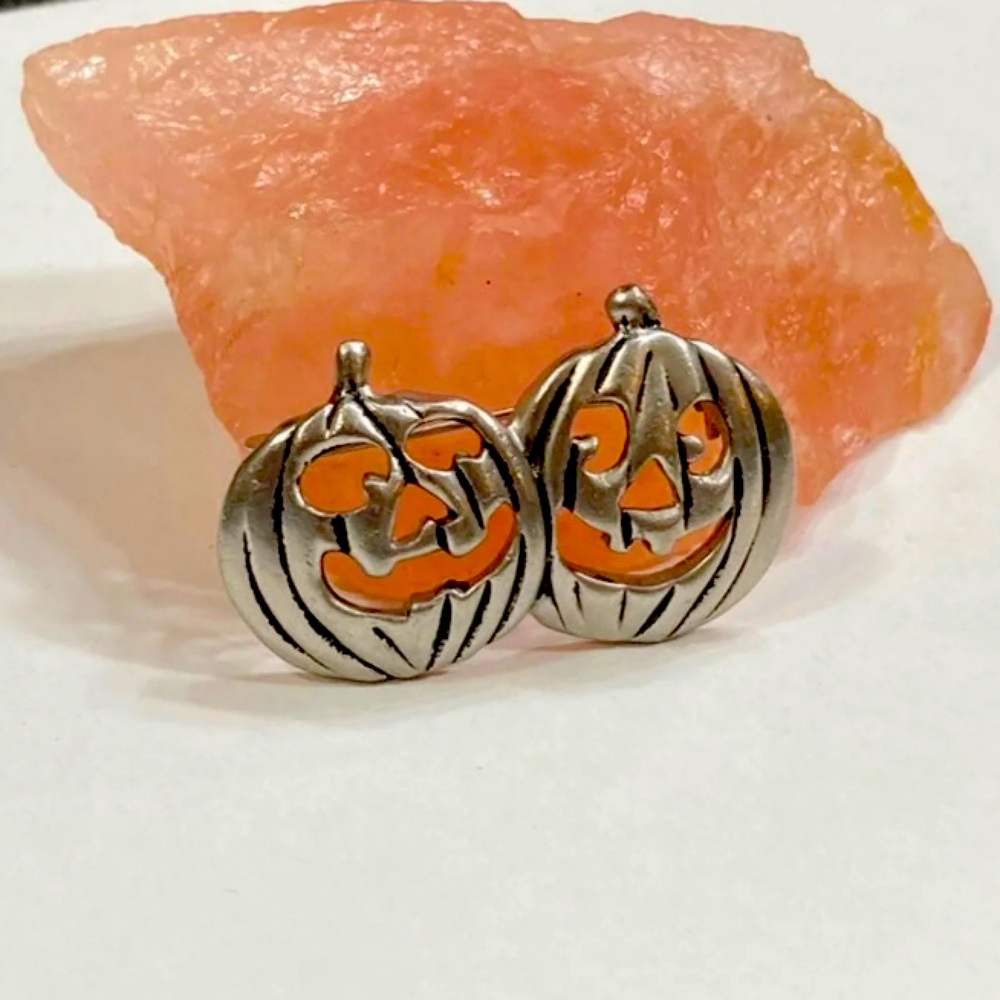 Jack o lantern pin brooch vintage AAI